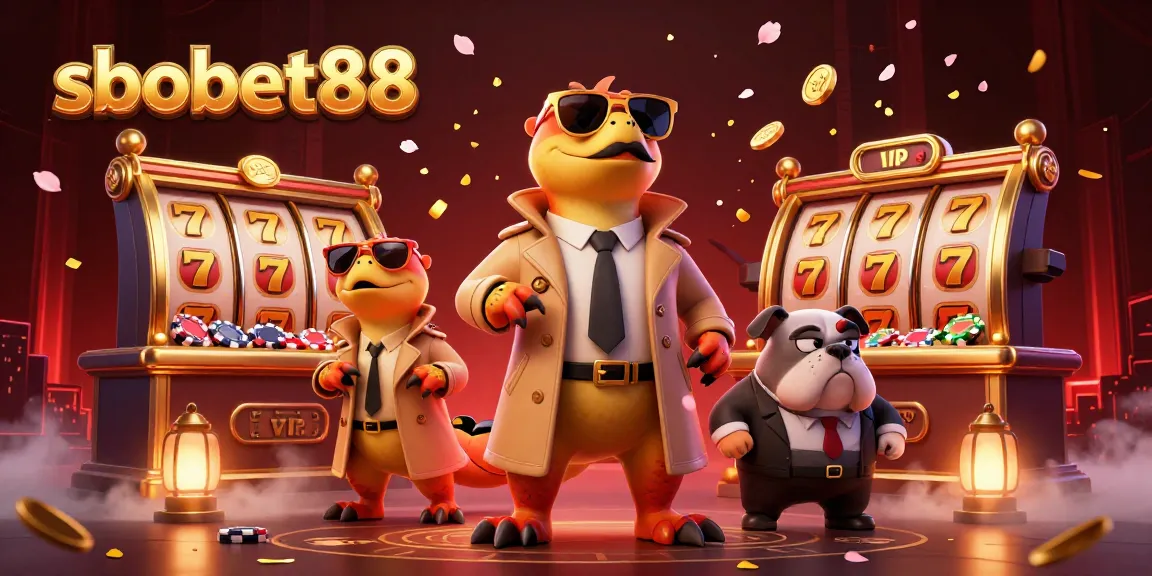 Experience sbobet88 excitement as raptors in disguise attempt VIP casino entry amidst dazzling casino elements.
