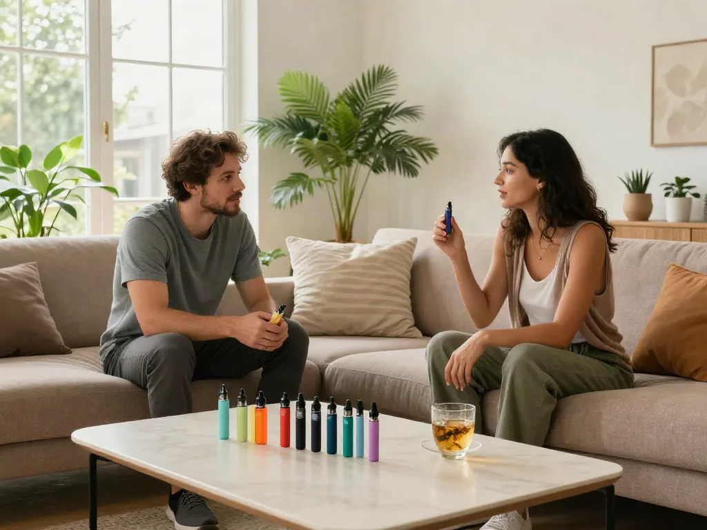 Affordable and premium quality cheap disposable vapes with natural wellness settings including CBD oil and herbal tea.