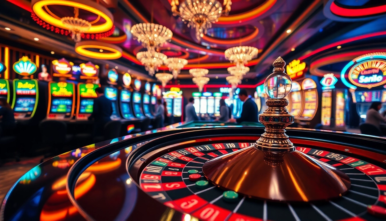 Bermain di meja roulette bbni4d dengan chip warna-warni dan suasana kasino yang menyenangkan.