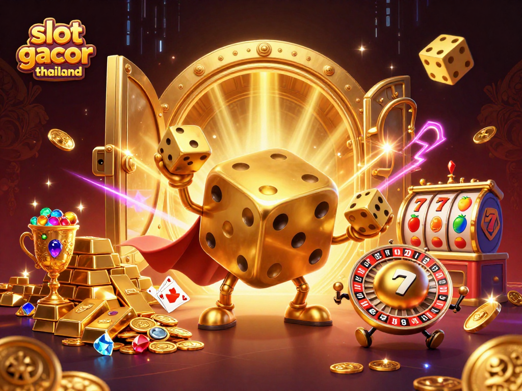 Spin the reels and discover slot gacor thailand in this vibrant, dynamic casino scene.