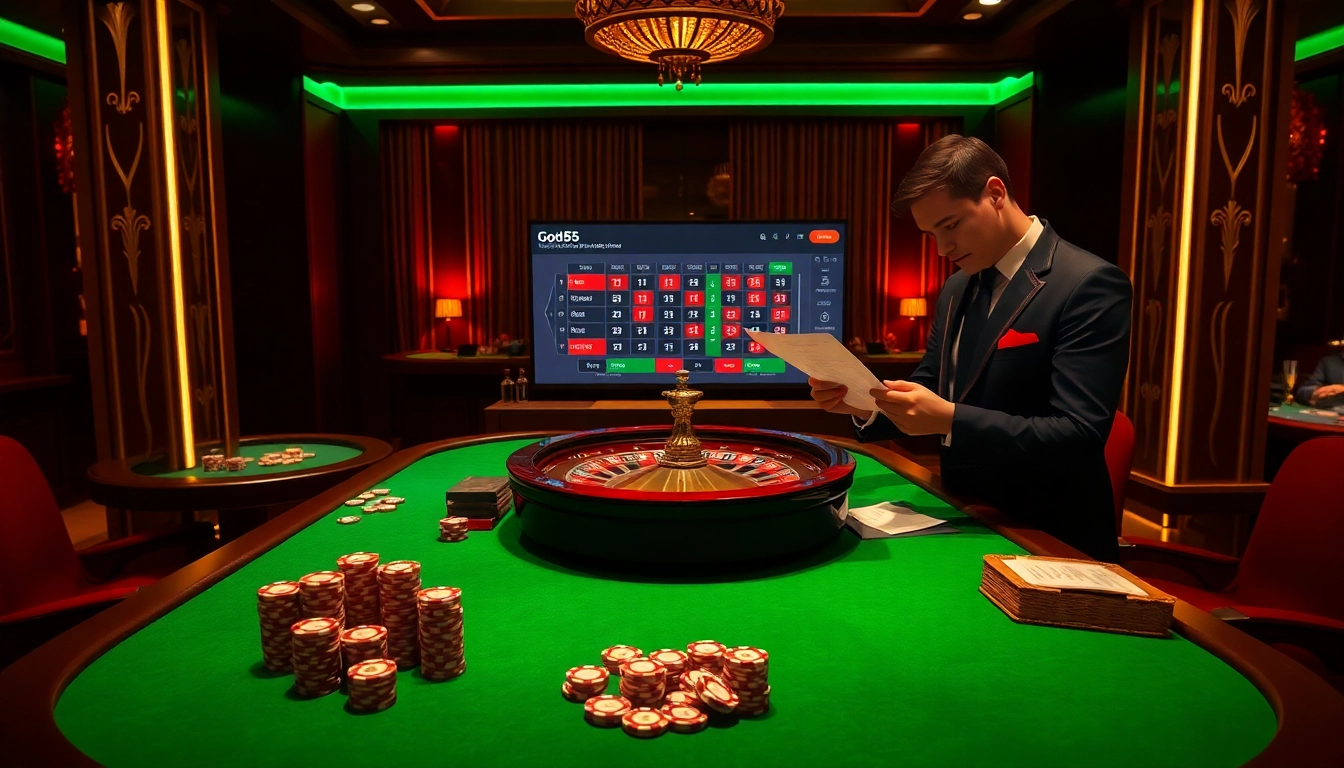 Engage in thrilling online betting at https://god55.fit/ with a luxurious casino atmosphere and vibrant action.