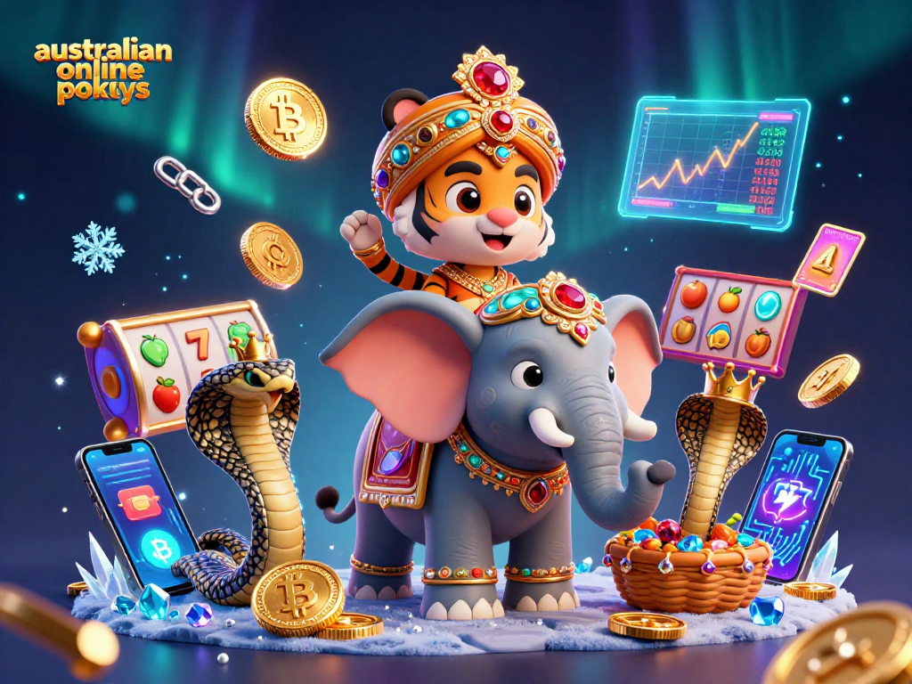 Experience captivating australian online pokies action with vibrant characters and exciting game elements.