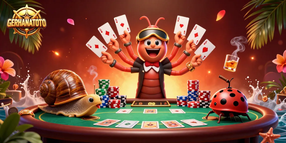 GERHANATOTO menawarkan pengalaman bermain di meja poker dengan elemen unik dan energik, menyenangkan para pemain.