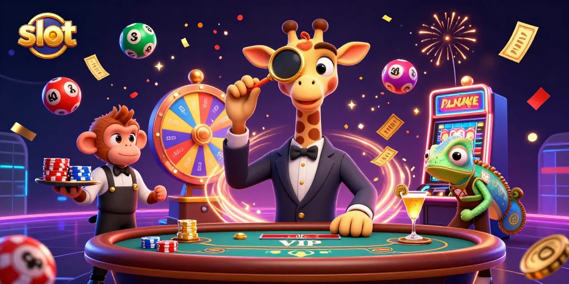 Experience exhilarating slot wins with a vibrant casino scene featuring dynamic characters!