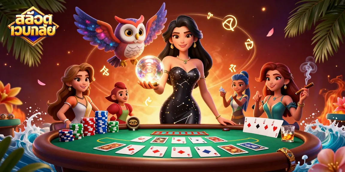 Experience thrilling สล็อตเว็บตรง action with immersive 3D casino elements and vibrant character designs.