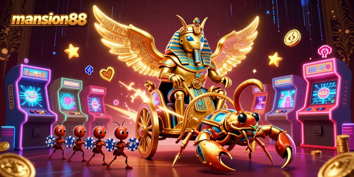 Engage with mansion88's thrilling gaming adventures featuring colorful characters and casino elements.