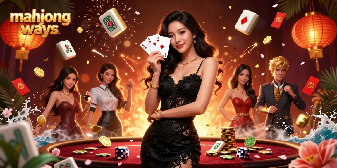 Experience the excitement of mahjong ways with dazzling characters and casino elements.