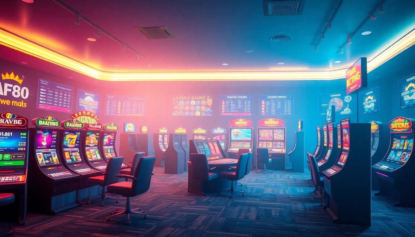 Engaging online gambling experience at AF88 featuring sports betting and casino games.