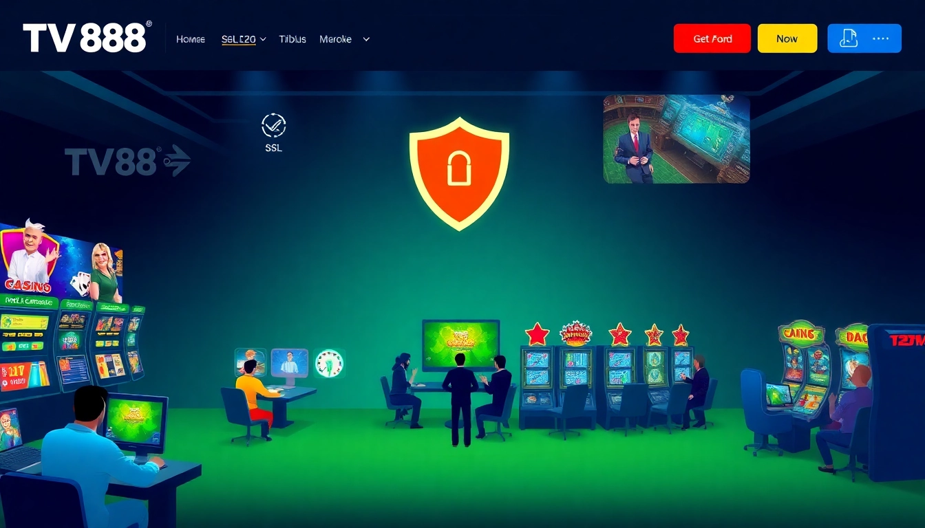 TV88 online gaming platform showcasing diverse betting games and secure transactions.