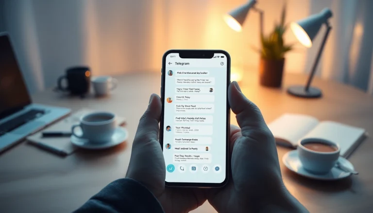 Visual representation of the Telegram中文 app interface highlighting user-friendly features and secure communication.