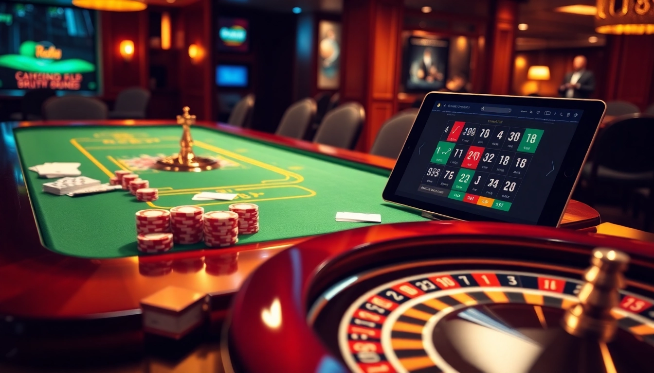Experience thrilling gameplay at rr88 with vibrant casino tables and a dynamic online interface.