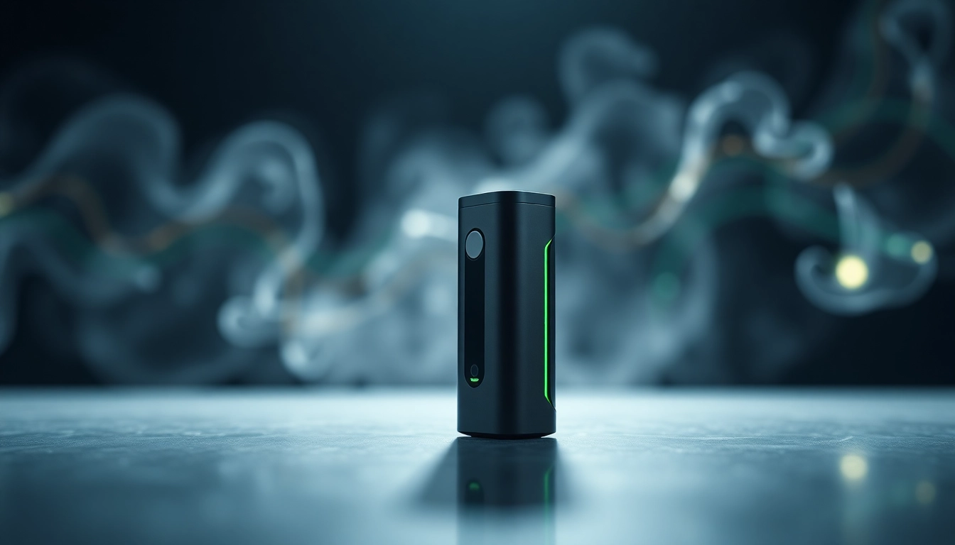 Explore the advanced features of a modern pod mod device showcased in a sleek, professional setting.