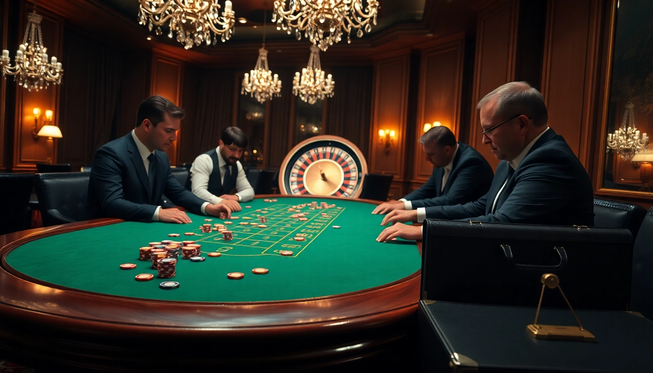 Experience an exhilarating poker game with an immigration lawyer perth featured subtly in an upscale casino setting.