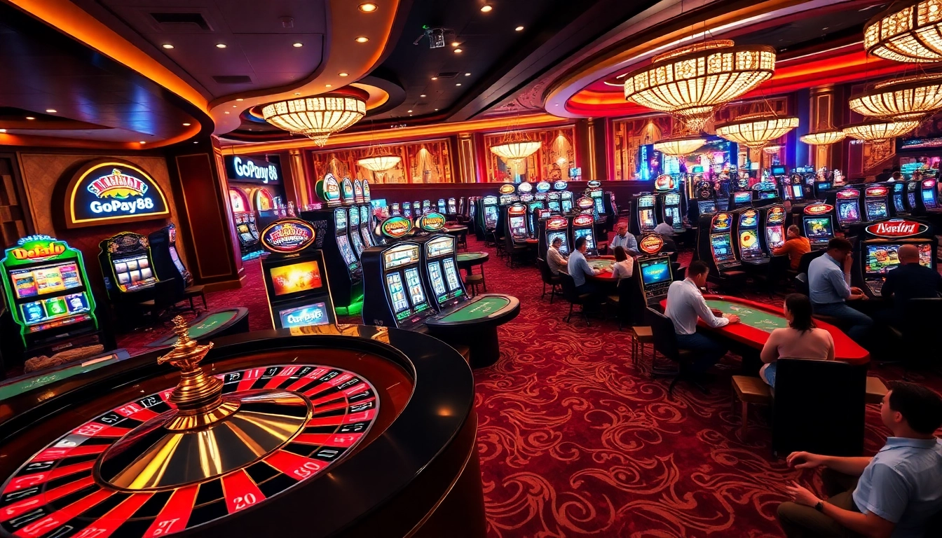 Experience thrilling games at Gopay88 with vibrant casino activities and engaging players.