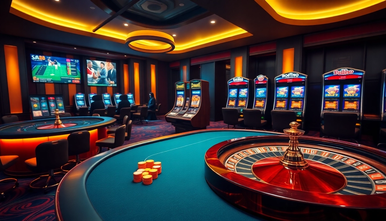 Experience the excitement of betting at SA88 with vibrant casino visuals and thrilling games.
