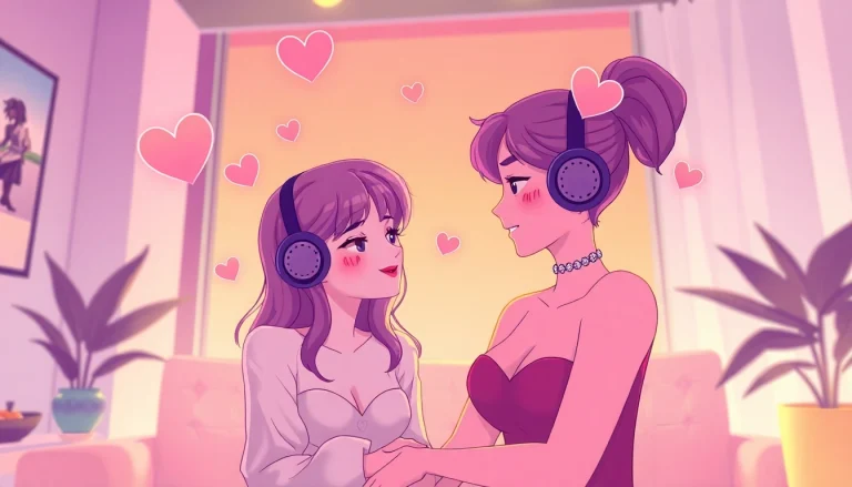 NSFW character AI chat interface showcasing interactive roleplay in a cozy digital environment